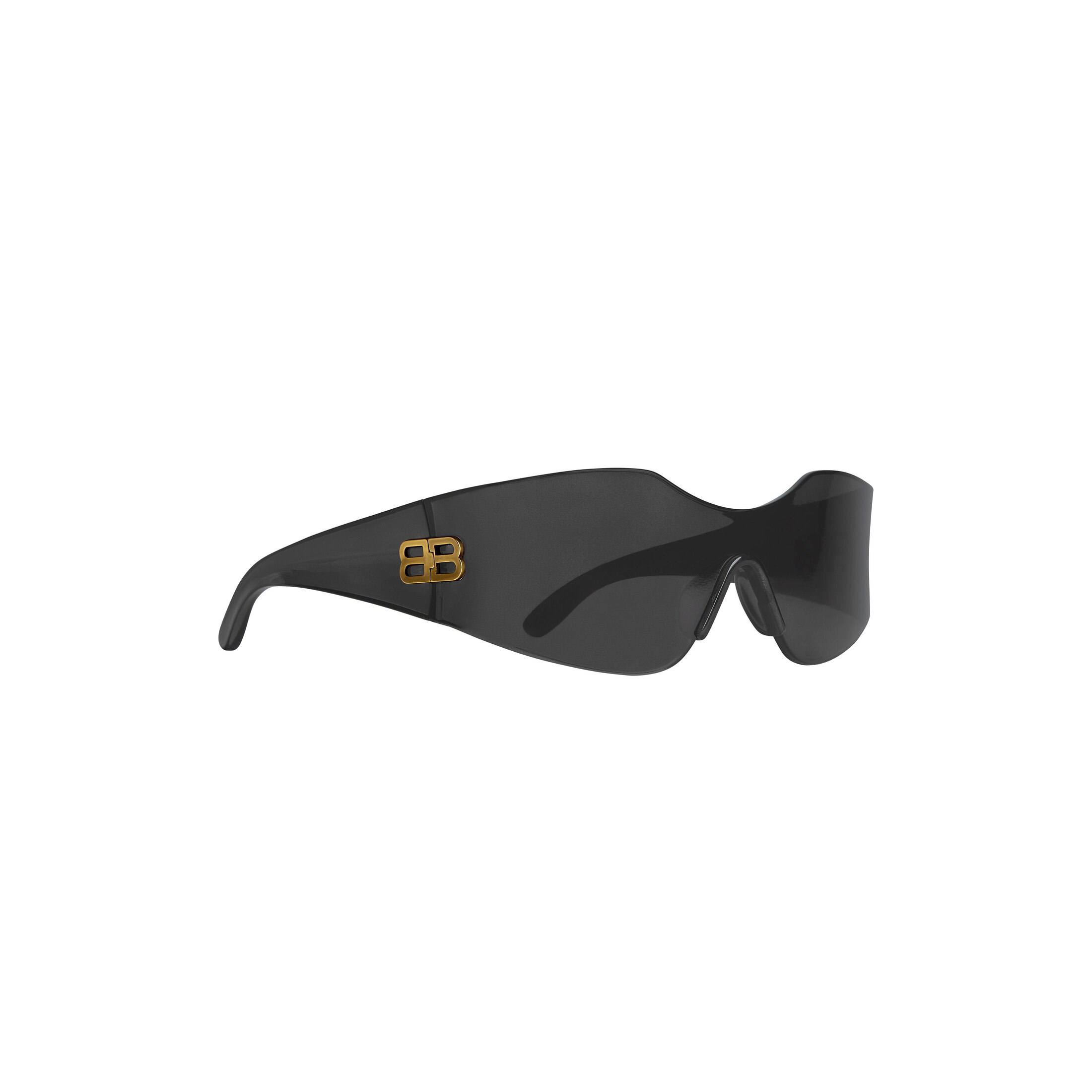Hourglass Mask Sunglasses in Black - Image 5